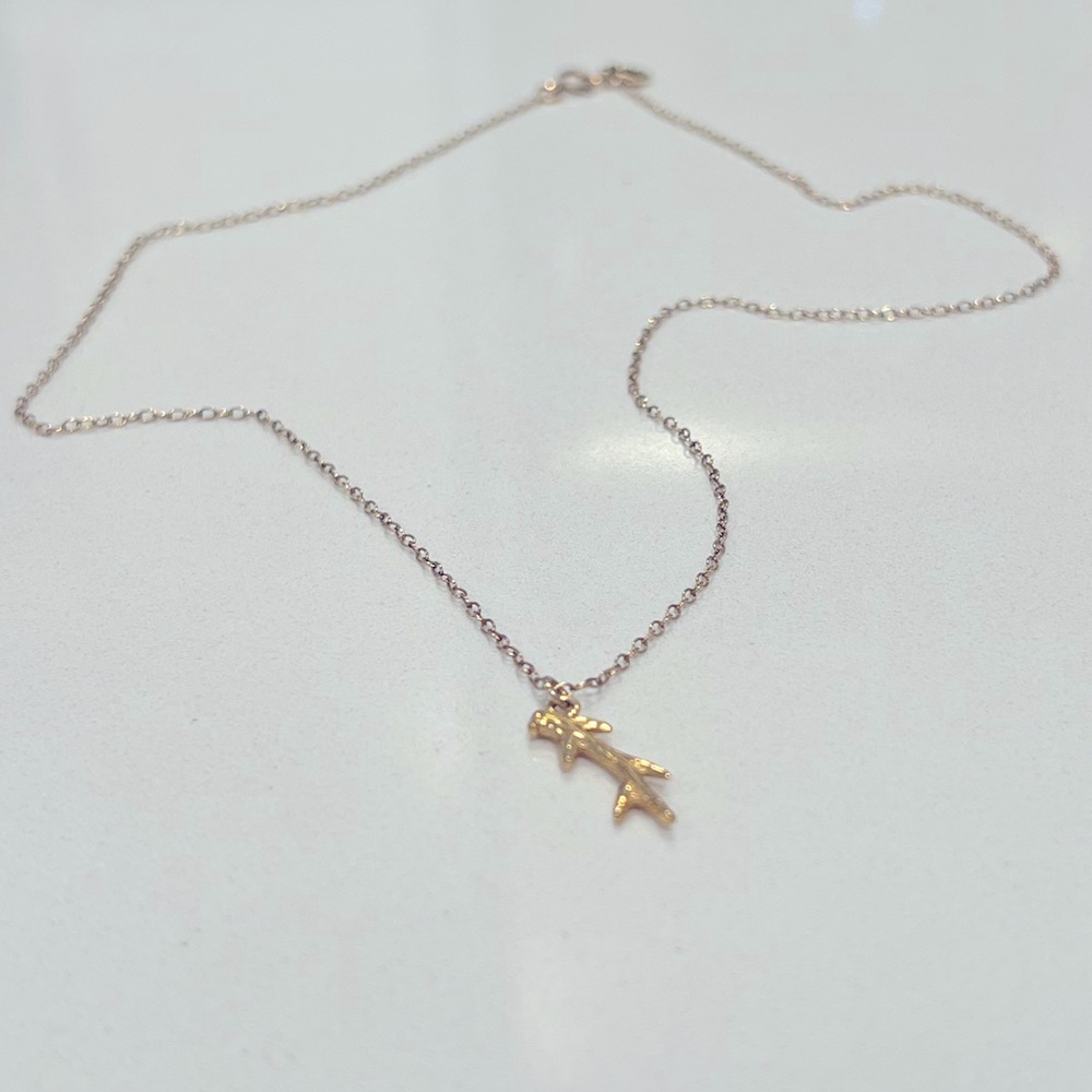 Gorjana Gold Buckley Antler (Twig) Necklace